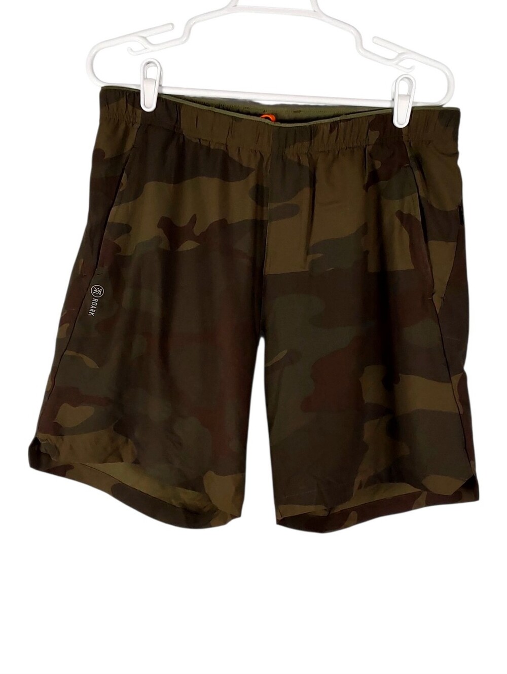 Roark Run Amok   Camo Athletic Shorts